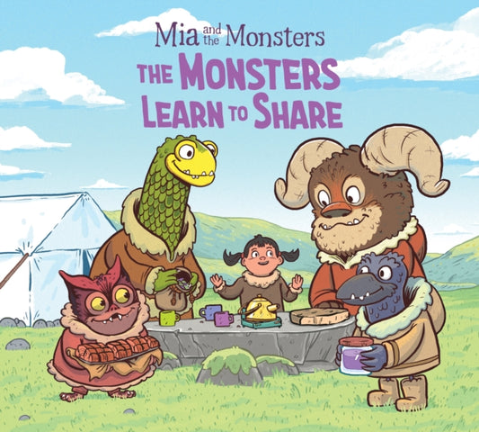 Book cover of: Mia and the Monsters: The Monsters Learn to Share. By: Neil Christopher