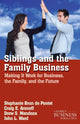 Book cover of: Siblings and the Family Business. By: Stephanie Brun De Pontet