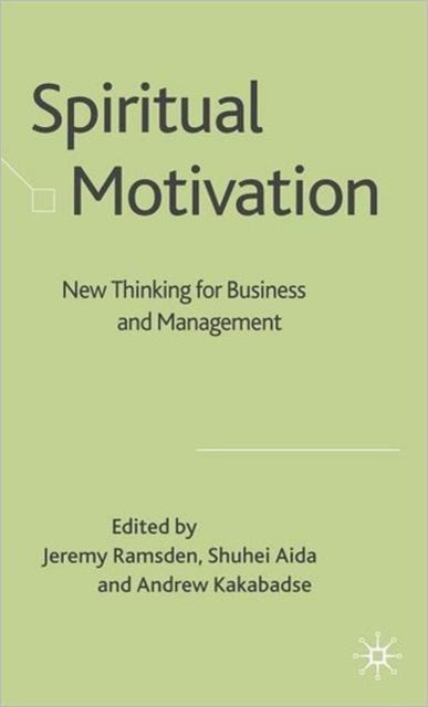 Book cover of: Spiritual Motivation
