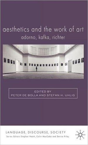 Aesthetics and The Work of Art