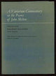 Book cover of: Variorum Commentary of the Poems of John Milton. By: Merritt Yerkes Hughes