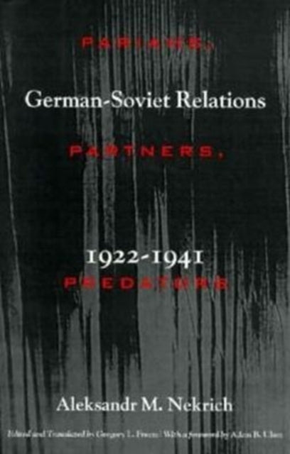 Book cover of: Pariahs, Partners, Predators