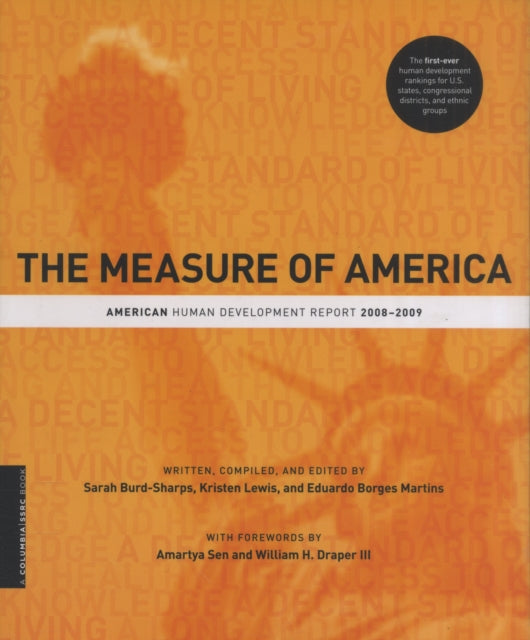 Book cover of: Measure of America. By: Sarah Burd-Sharps