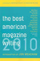 Book cover of: Best American Magazine Writing 2010. By: American Society of Magazine Editors