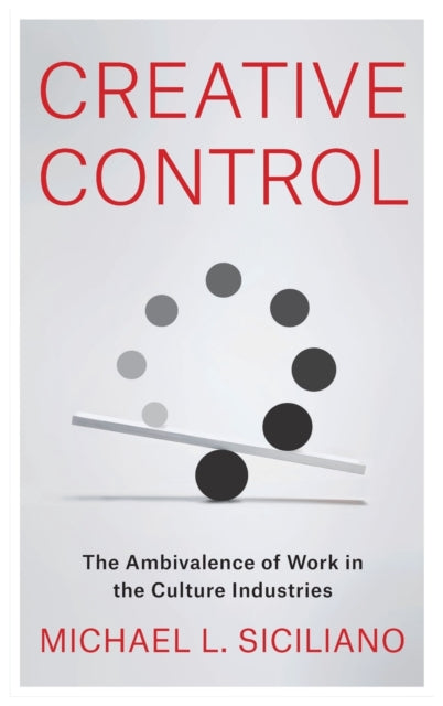 Book cover of: Creative Control. By: Michael L. Siciliano