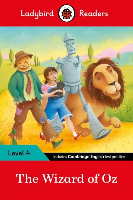 Book cover of: Ladybird Readers Level 4 - The Wizard of Oz (ELT Graded Reader). By: Ladybird