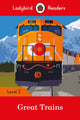 Book cover of: Ladybird Readers Level 2 - Great Trains (ELT Graded Reader). By: Ladybird