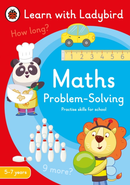 Book cover of: Maths Problem-Solving: A Learn with Ladybird Activity Book 5-7 years. By: Ladybird