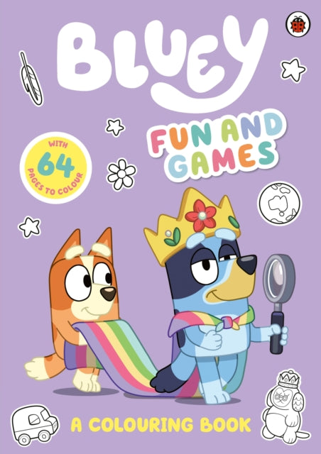 Bluey: Fun and Games: A Colouring Book, Official Colouring Book 9780241536551 Bluey
