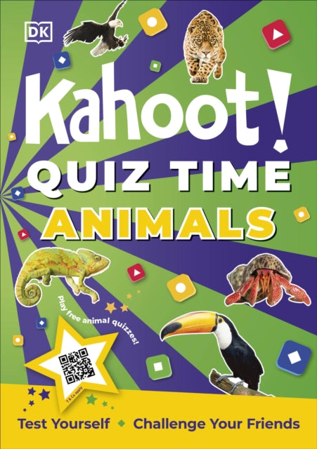 Book cover of: Kahoot! Quiz Time Animals. By: DK Publishing