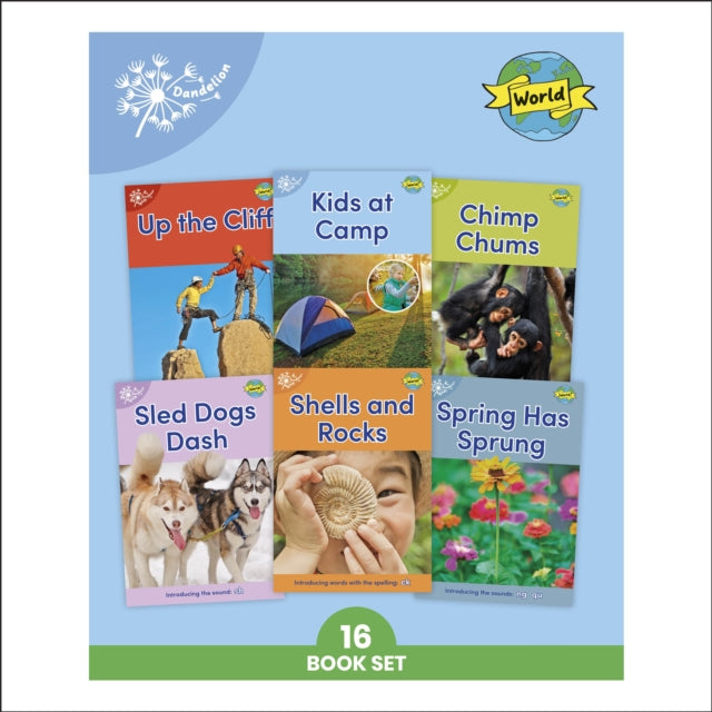 Phonic Books Dandelion World Stages 8-15, Adjacent consonants and consonant digraphs 9780241666708 Phonic Books