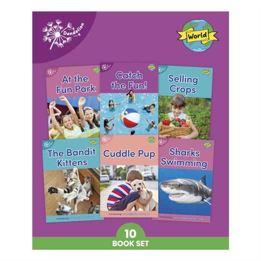 Book cover of: Phonic Books Dandelion World Stages 16-20. By: Phonic Books
