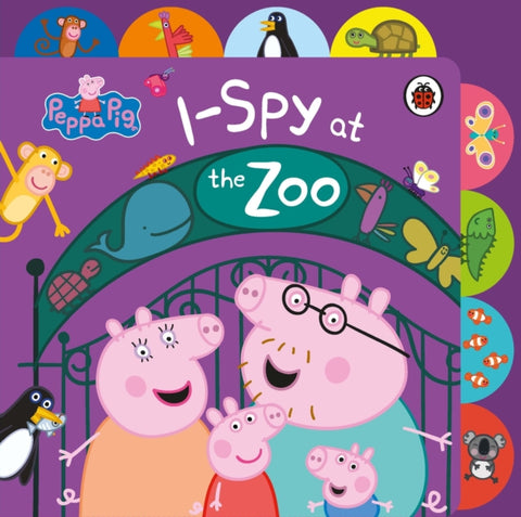 Peppa Pig: I Spy at the Zoo, Tabbed Board Book