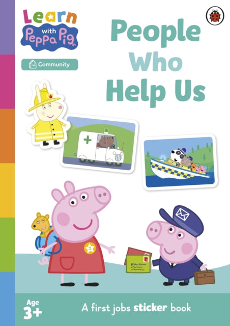Learn with Peppa: People Who Help Us Sticker activity book 9780241717615 Peppa Pig