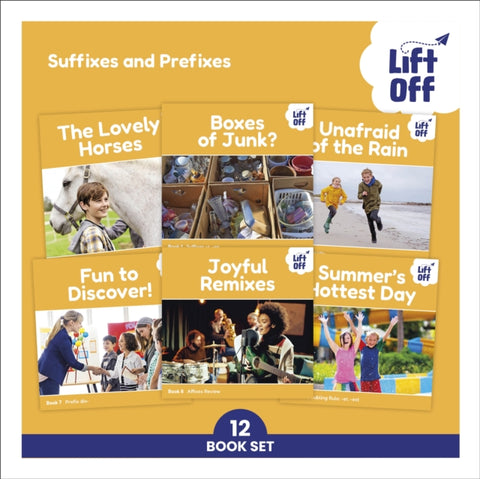 Phonic Books Lift Off Readers Suffixes and Prefixes