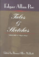 Book cover of: Tales and Sketches, Vol. 1: 1831-1842. By: Edgar Allan Poe