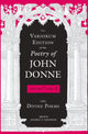 Book cover of: Variorum Edition of the Poetry of John Donne. By: John Donne