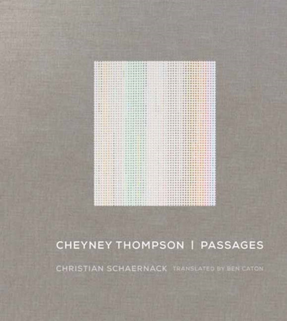 Book cover of: Cheyney Thompson. By: Christian Schaernack