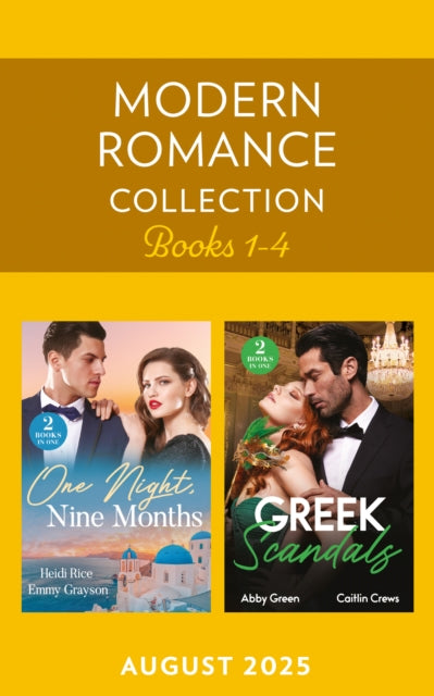 Book cover of: Modern Romance August 2025 Books 1-4