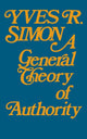 Book cover of: General Theory of Authority, a. By: Simon