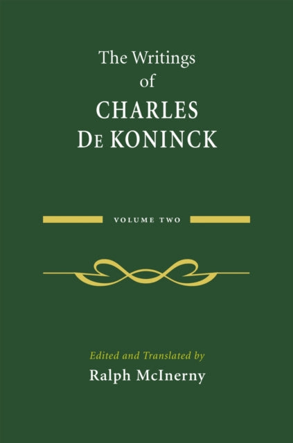Book cover of: Writings of Charles De Koninck. By: Charles De Koninck