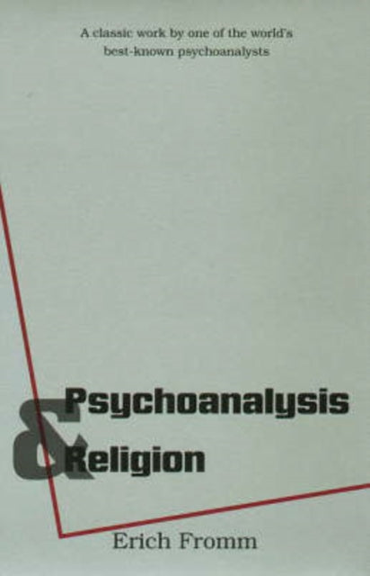 Book cover of: Psychoanalysis and Religion. By: Erich Fromm