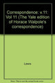 Book cover of: Yale Editions of Horace Walpole's Correspondence, Volume 11. By: Horace Walpole
