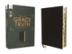 Book cover of: NASB, The Grace and Truth Study Bible (Trustworthy and Practical Insights), Bonded Leather, Black, Red Letter, 1995 Text, Thumb Indexed, Comfort Print. By: Mohler, Jr., R. Albert