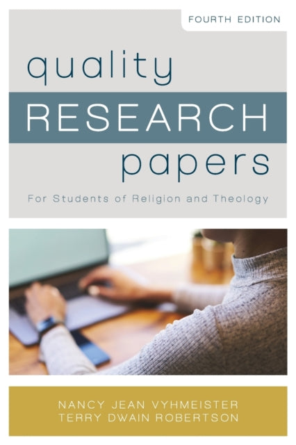 Book cover of: Quality Research Papers. By: Nancy Jean Vyhmeister