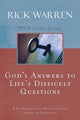 Book cover of: God's Answers to Life's Difficult Questions Bible Study Guide. By: Rick Warren