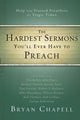 Book cover of: Hardest Sermons You'll Ever Have to Preach