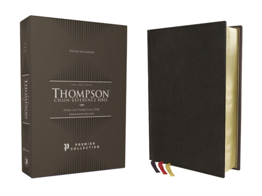 Book cover of: KJV, Thompson Chain-Reference Bible, Premium Goatskin Leather, Black, Premier Collection, Art Gilded Edges, Black Letter, Comfort Print. By: Frank Charles Thompson