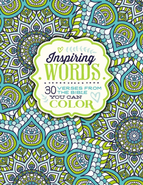 Book cover of: Inspiring Words Coloring Book