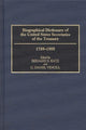 Book cover of: Biographical Dictionary of the United States Secretaries of the Treasury, 1789-1995