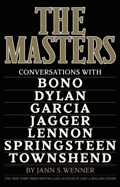Book cover of: Masters. By: Jann Wenner