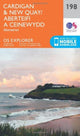 Book cover of: Cardigan and New Quay, Aberaeron. By: Ordnance Survey