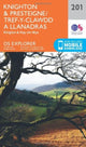 Book cover of: Knighton and Presteigne Tref-y-Clawdd a Dyffryn Elan. By: Ordnance Survey