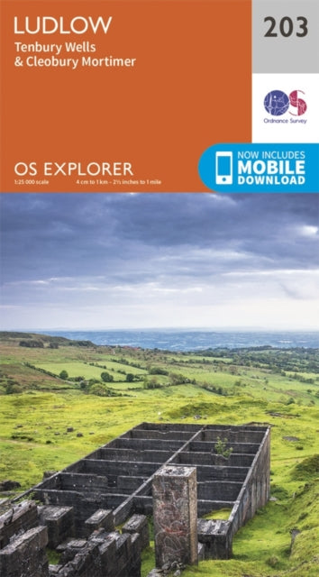 Book cover of: Ludlow and Tenbury Wells. By: Ordnance Survey