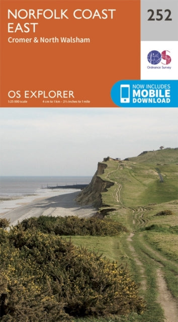 Book cover of: Norfolk Coast East. By: Ordnance Survey