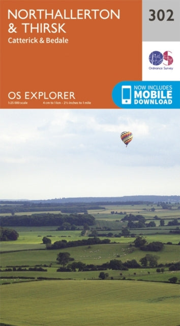 Book cover of: Northallerton and Thirsk - Catterick and Bedale. By: Ordnance Survey