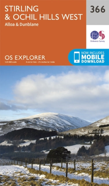 Book cover of: Stirling and Ochil Hills West. By: Ordnance Survey