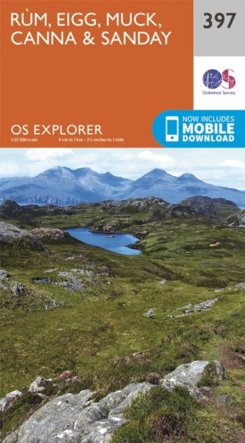 Book cover of: Rum, Eigg, Muck, Canna and Sanday. By: Ordnance Survey