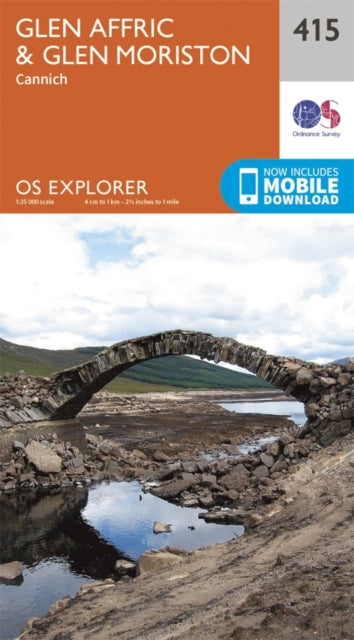 Book cover of: Glen Affric and Glen Moriston. By: Ordnance Survey