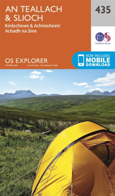 Book cover of: Teallach and Slioch. By: Ordnance Survey