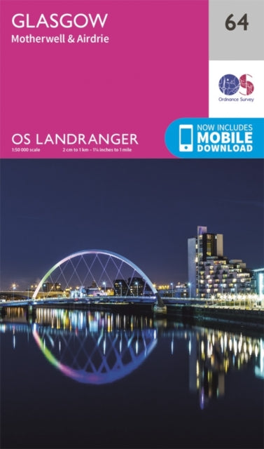 Book cover of: Glasgow, Motherwell & Airdrie. By: Ordnance Survey