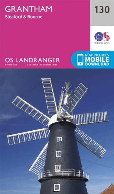Book cover of: Grantham, Sleaford & Bourne. By: Ordnance Survey