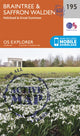Book cover of: Braintree and Saffron Walden. By: Ordnance Survey