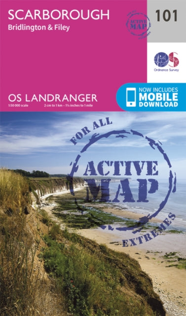 Book cover of: Scarborough, Bridlington & Filey. By: Ordnance Survey