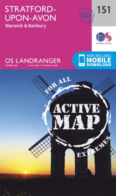 Book cover of: Stratford-Upon-Avon, Warwick & Banbury. By: Ordnance Survey