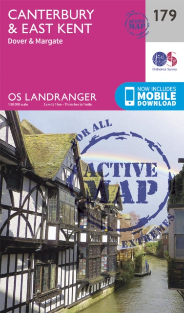 Book cover of: Canterbury & East Kent, Dover & Margate. By: Ordnance Survey